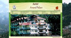 Desktop Screenshot of anandpalace.com